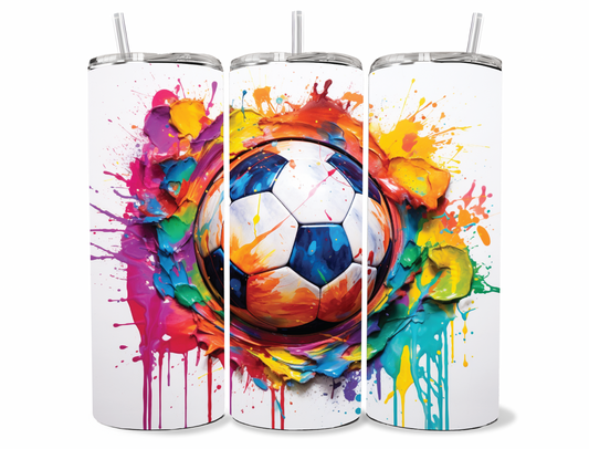 20oz Soccer Tumbler